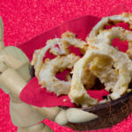 Coconut onion rings