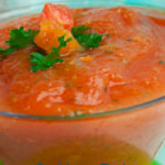 Chilled Papaya-Watermelon Soup