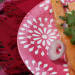 Caribbean Red onion cucumber salad