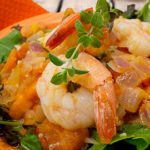 Caribbean garlic shrimp