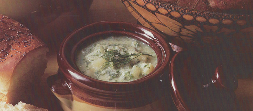 Dilled Boniato soup