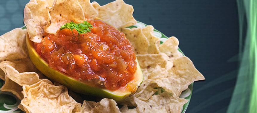 Hot Tomatillo Papaya Salsa