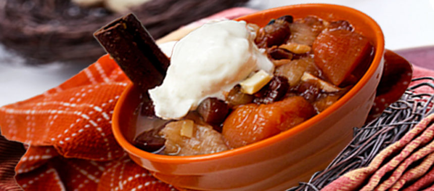 Tropical breeze fruit compote