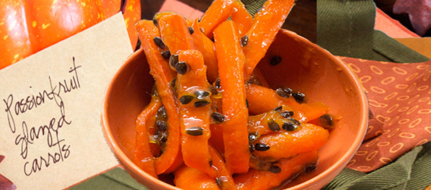 Passionfruited carrots