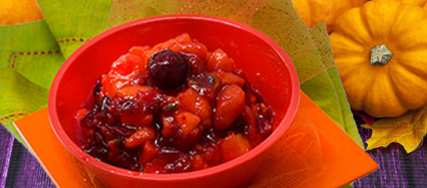 Caribbean cranberry sauce